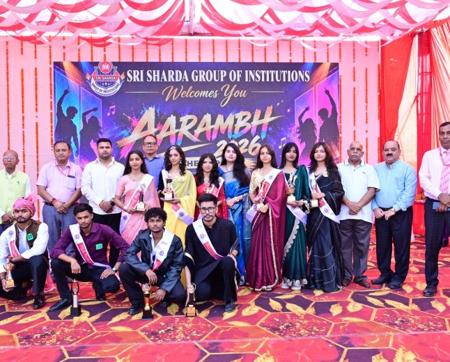 Shri Sharda Group of Institutions Welcomes Batch of 2026 with Grand Annual Fresher's Celebration 'Aarambh 2026'