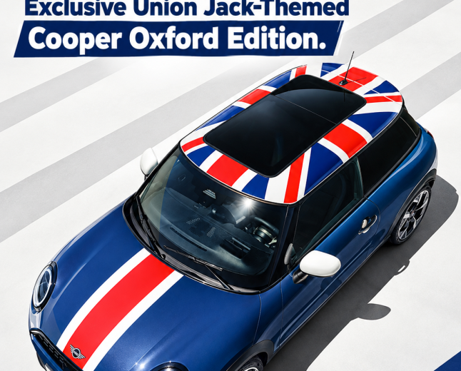 #MINIIndia Launches Pre-Bookings for Exclusive Union Jack-Themed Cooper Oxford Edition