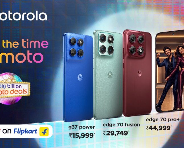 Motorola Launches Big Billion Moto Deals on Flipkart Big Billion Days 2026 with Festive Offers on Edge 70 Series