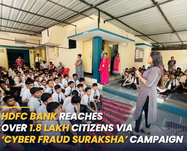 HDFC Bank Reaches Over 1.8 Lakh Citizens via ‘Cyber Fraud Suraksha’ Campaign