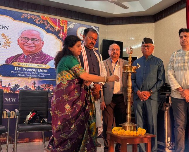 IMA Lucknow Celebrates Annual Day: Over 90 Doctors Honored, 8 Receive Special Awards