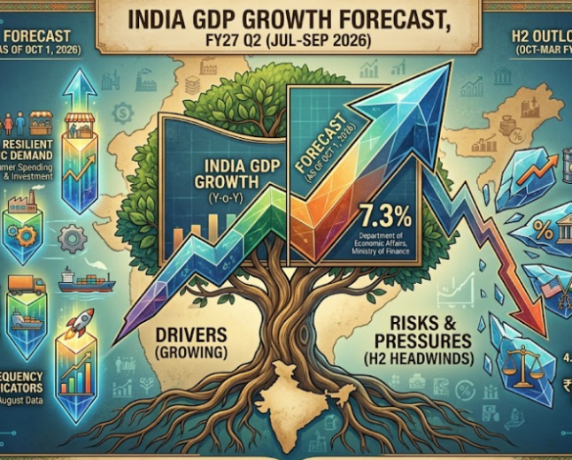 India GDP Growth Forecast FY27 Q2