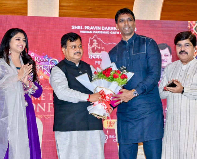 Bhoomi Trivedi Unveils India's First AI-Powered Navratri Song at Rang Raas