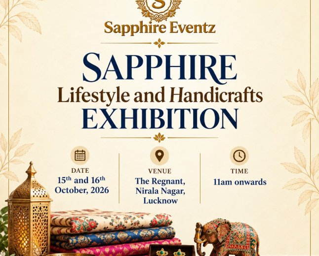 Lucknow Set for Festive Shopping Spree as Sapphire Lifestyle & Handicrafts Exhibition Opens at The Regnant on October 15