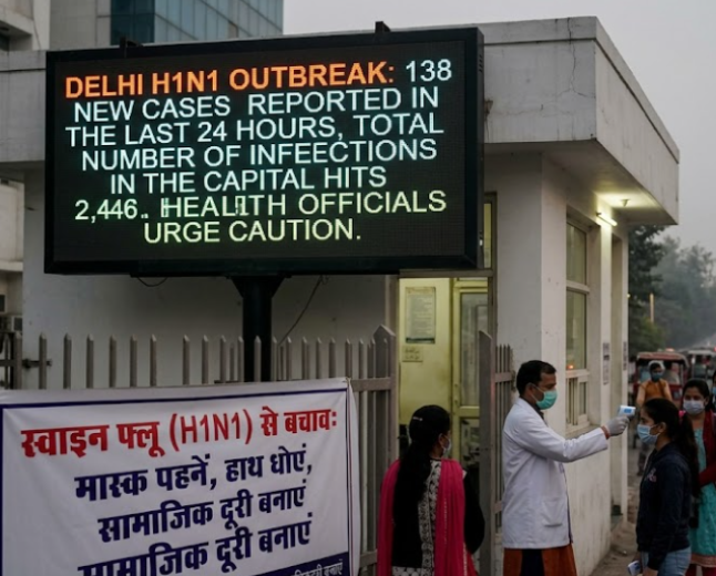 Delhi Reports 138 New H1N1 Cases, Total Hits 2,446