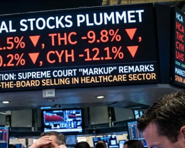Hospital Stocks Fall After Supreme Court Markup Remarks